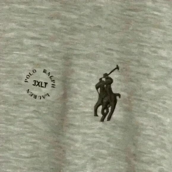 Polo Ralph Lauren Quarter Zip Pullover 3XLT Heather Gray Classic Luxury NWT - Picture 6 of 9